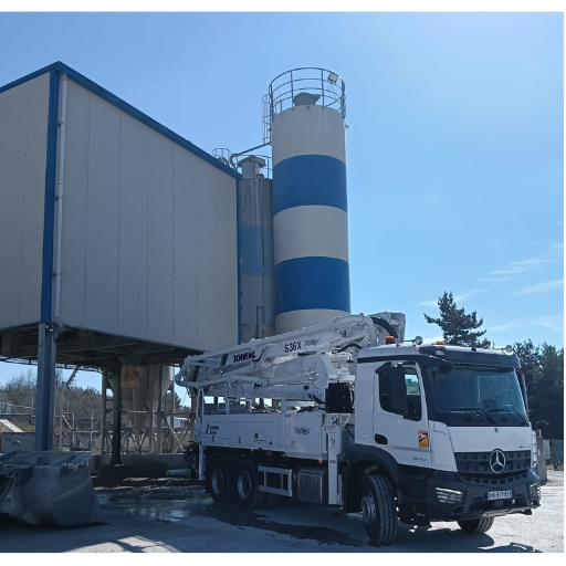 LSBP, Peinture pompes à béton